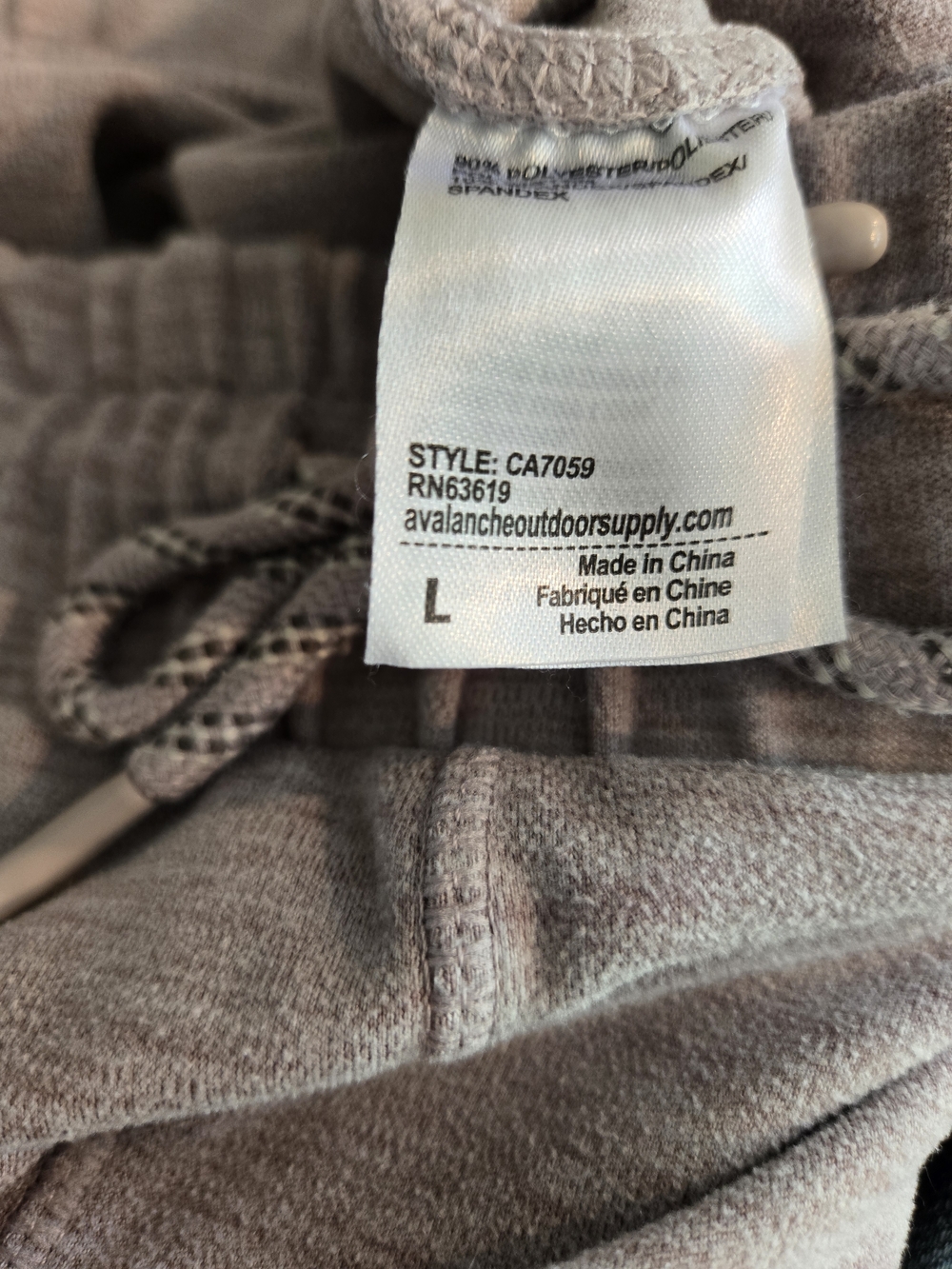 Avalanche Women's Mauve Heather Jogger Pants - Picture 6 of 6